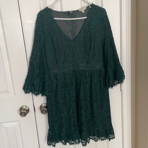 ModCloth Green Lace Dress